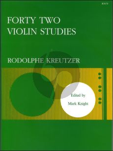 Kreutzer 42 Studies for Violin (edited by Mark Knight)