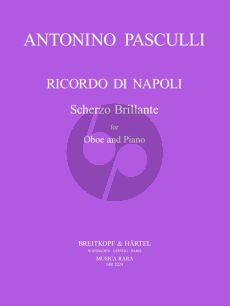 Pasculli Ricordo di Napoli (Scherzo Brillante) Oboe and Piano (edited by Sandro Caldini)