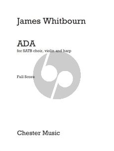 Whitbourn Ada SATB-Violin-Harp (Score/Parts)