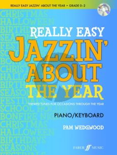 Wedgwood Easy Jazzin’ About the Year Piano or Keyboard (Bk-Cd)