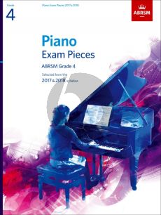 Piano Exam Pieces 2017-2018 Grade 4 ABRSM (Book)