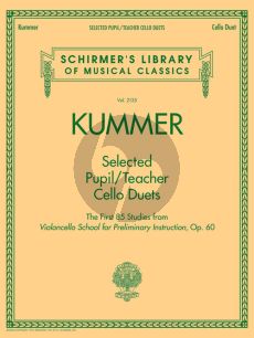 Kummer Selected Pupil/Teacher Cello Duets