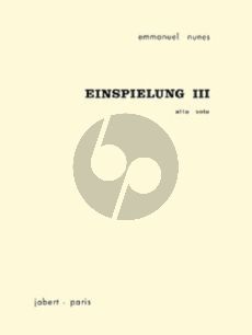 Nunes Einspielung III (Viola Solo)