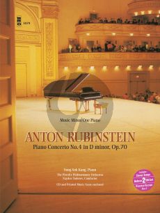 Rubinstein Piano Concerto No. 4 D-Minor, Op. 70 Bk-Cd (Book with 2 CD Set) (MMO)