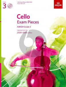 Cello Exam Pieces 2020-2023 Grade 3 Solo Part with Piano and CD