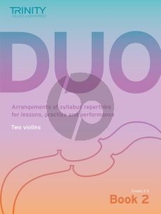 Trinity College London Duo Book 2 2 Violins (grades 3 - 5) (edited by Richard Mainwaring)