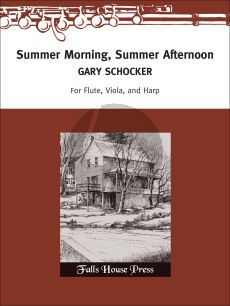 Schocker Summer Morning, Summer Afternoon Flute-Viola and Harp (Score/Parts)