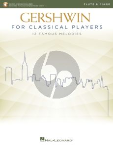 Gershwin for Classical Players for Flute and Piano (Book with Audio online)