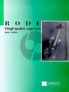 Rode 24 Caprices for Violin (edited by Lucien Capet)