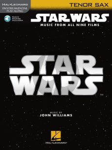 Williams Star Wars – Instrumental Play-Along for Tenor Saxophone (Book with Audio online)