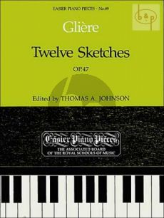 12 Sketches Op.47 Piano