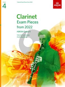 ABRSM Clarinet Exam Pieces from 2022 Grade 4 (Book with Audio online)