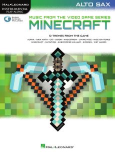 Minecraft – Music from the Video Game Series for Alto Saxophone (Hal Leonard Instrumental Play-Along) (Book with Audio online)