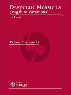 Muczynski Desperate Pleasures Op. 48 for Piano (Paganini Variations)