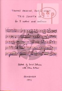 Trio Sonata F-Major 2 Violins-Bc