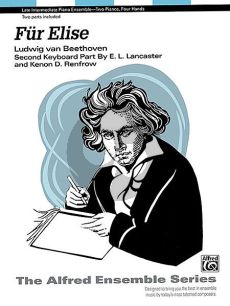 Beethoven Fur Elise 2 Piano's 4 Hds ( (arr. by E. L. Lancaster and Renfrow)