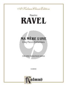 Ravel Ma Mere L'Oye (Mother Goose Suite) for Piano 4 Hands