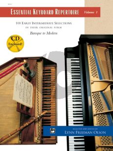Essential Keyboard Repertoire Vol.1 (Bk-Cd) (100 Selections Baroque to Modern)