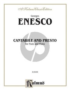 Enesco Cantabile and Presto Flute-Piano