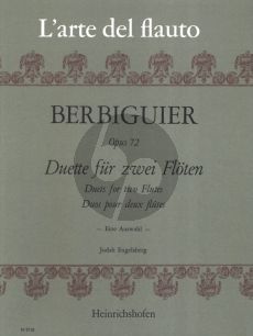 Berbiguier Duette Op. 72 2 Flöten (Judah Engelsberg)
