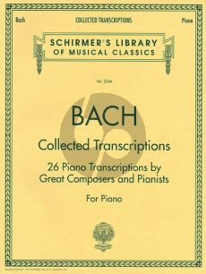 Bach Collected Transcriptions piano
