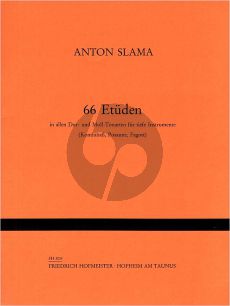 Slama 66 Etuden (in allen Dur- und Moll-Tonarten) für Tiefe Instrumente