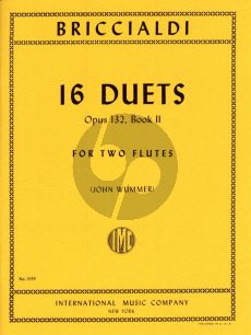 Briccialdi 16 Duets Op.132 Vol.2 2 Flutes (John Wummer)
