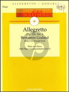 Allegretto Op.116 No.1 (Flute-Piano) (Bk-Cd)