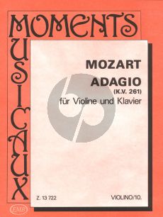 Mozart Adagio E-dur KV 261 Violine und Klavier (Orban-Pallagi)