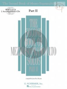 Second Book of Mezzo-Soprano/Alto Solos vol.2 Bk- 2 CD's