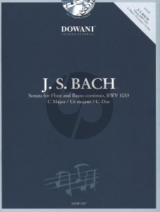 Bach Sonata C-Major BWV 1033 (Urtext) Bk-Cd (Dowani)