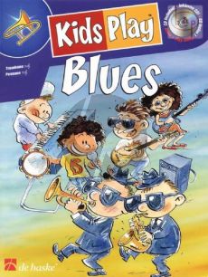Kids Play Blues for Trombone [TC/BC] (Bk-Cd) (Grade 1 - 2)