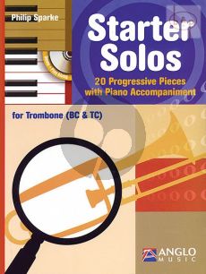Starter Solos (20 Progressive Pieces) (Trombone with Piano Accomp.) (TC/BC)