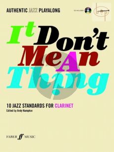 It Don't Mean a Thing for Clarinet (10 Jazz Standards) (Bk-CD)