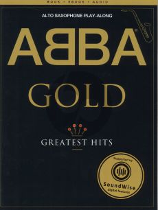 Abba - Gold - Greatest Hits for Alto Saxophone Book-E Book and Audio Online