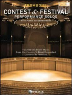 Contest & Festival Performance Solos for Trombone-Piano