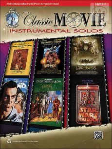 Classic Movie Instrumental Solos (Violin-PIano) (Bk-Cd)