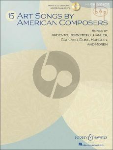 15 Art Songs by American Composers (High Voice)