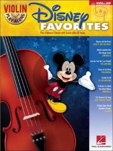 Disney Favorites (Violin Play-Along Vol.29) (Bk-Cd)