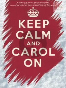 Keep Calm and Carol On Piano-Vocal-Guitar