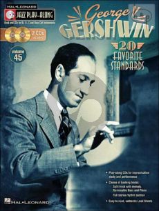 Gershwin 20 Favorite Standards (Jazz Play-Along Series Vol.45)