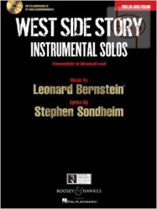 West Side Story Instrumental Solos (Violin-Piano) (Bk-Cd)