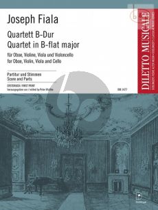 Quartet B-flat major (Oboe-Vi.-Va.-Vc.) Fiala J.