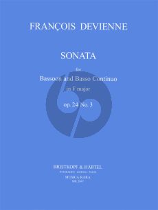 Devienne Sonata f-minor Op.24 No.3 Bassoon-Bc (Klaus Hubmann)