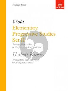 Kinsey Elementary Progressive Studies Set 2 viola (Margaret Banwell)