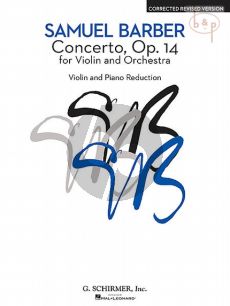 Concerto Op.14 Violin and Orchestra Edition for Violin and Piano