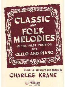 Classic And Folkmelodies Cello-piano