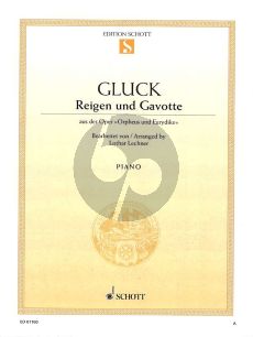 Gluck Reigen und Gavotte (aus Orpheus und Eurydike) (fur Klavier Solo von Lothar Lechner)