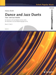 Both Tanz und Jazz Duette Vol.2 for 2 Clarinets with Rhythm Section (Advanced Level)