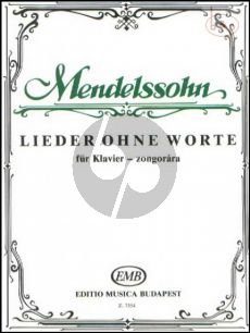 Lieder ohne Worte Piano solo